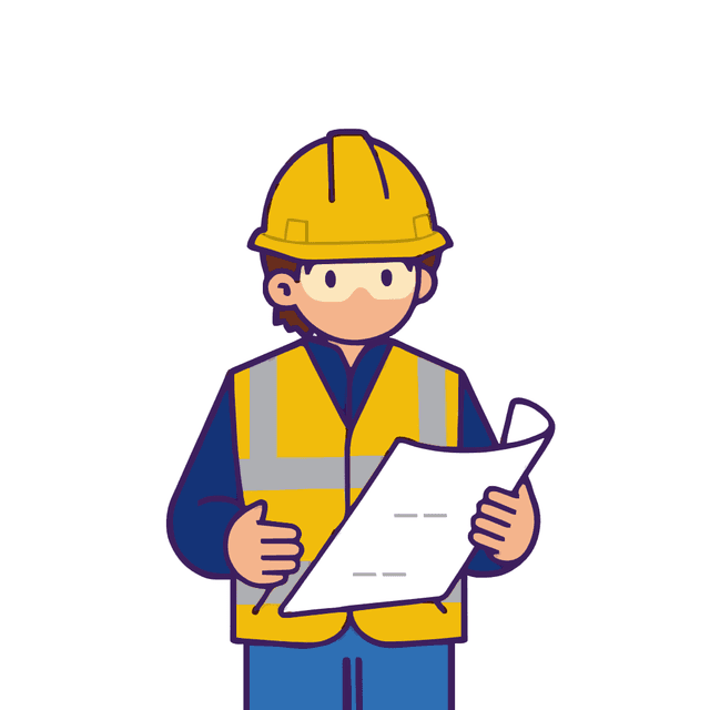 Construction worker illustration